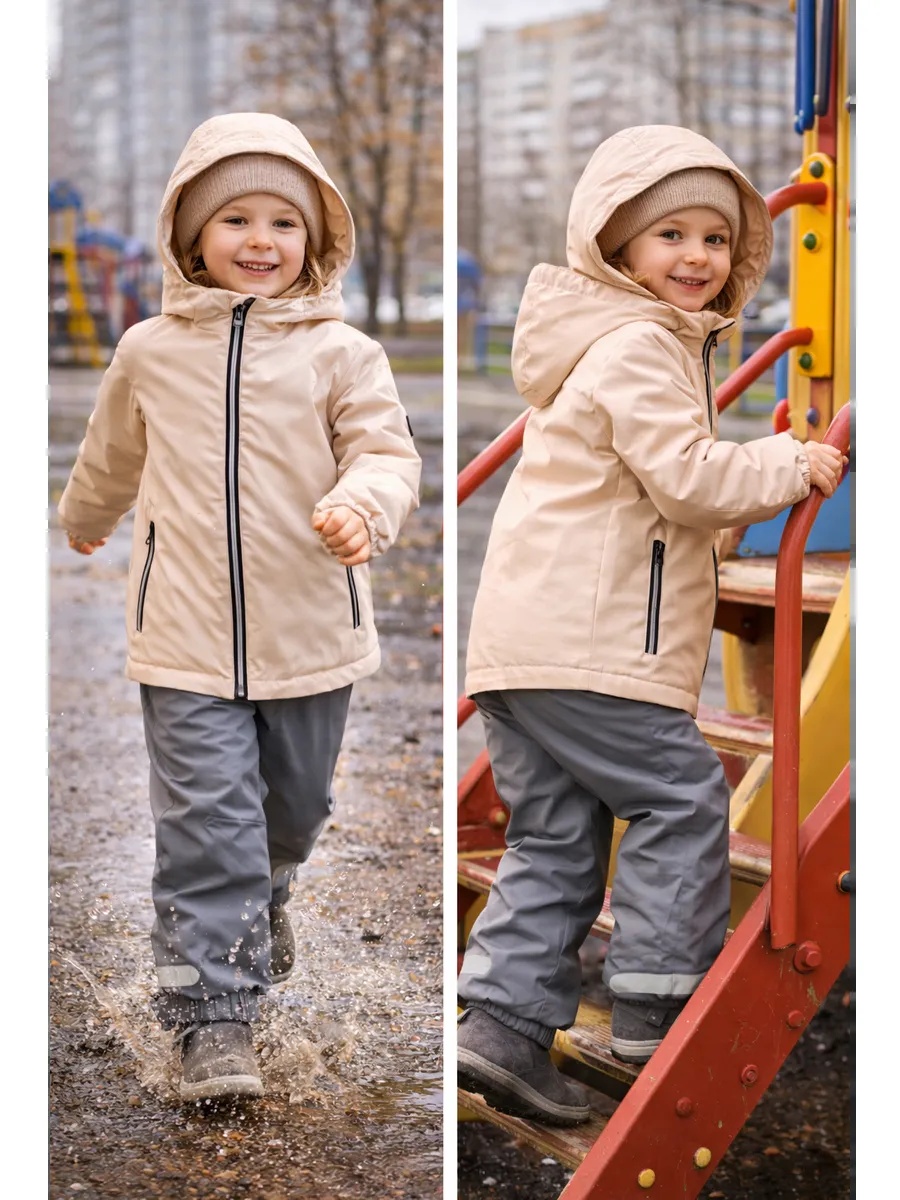 Куртка и брюки fox-cub 0423A003W0/Бежевый - фото 7