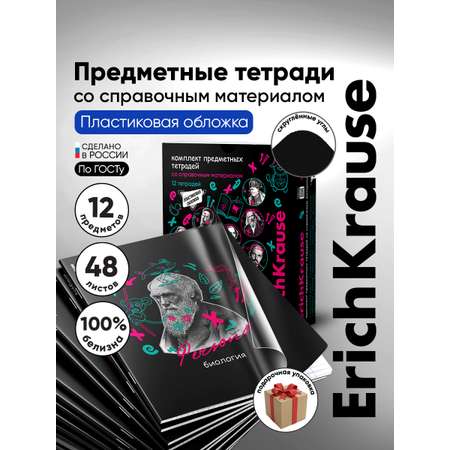 Тетрадь ErichKrause 48 лист. 12 шт.