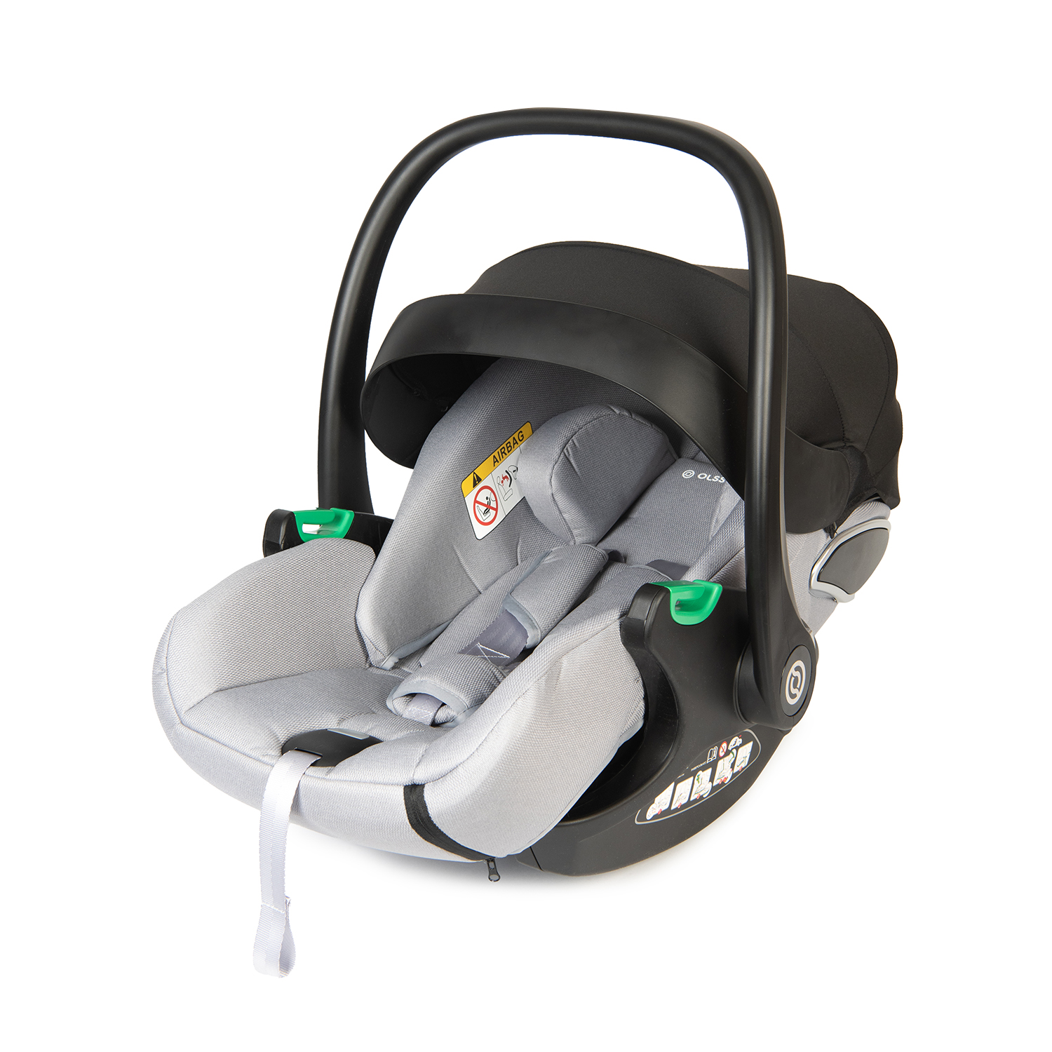 Автокресло Olsson B-Safe Grey 0+/1 (0-18 кг) - фото 10