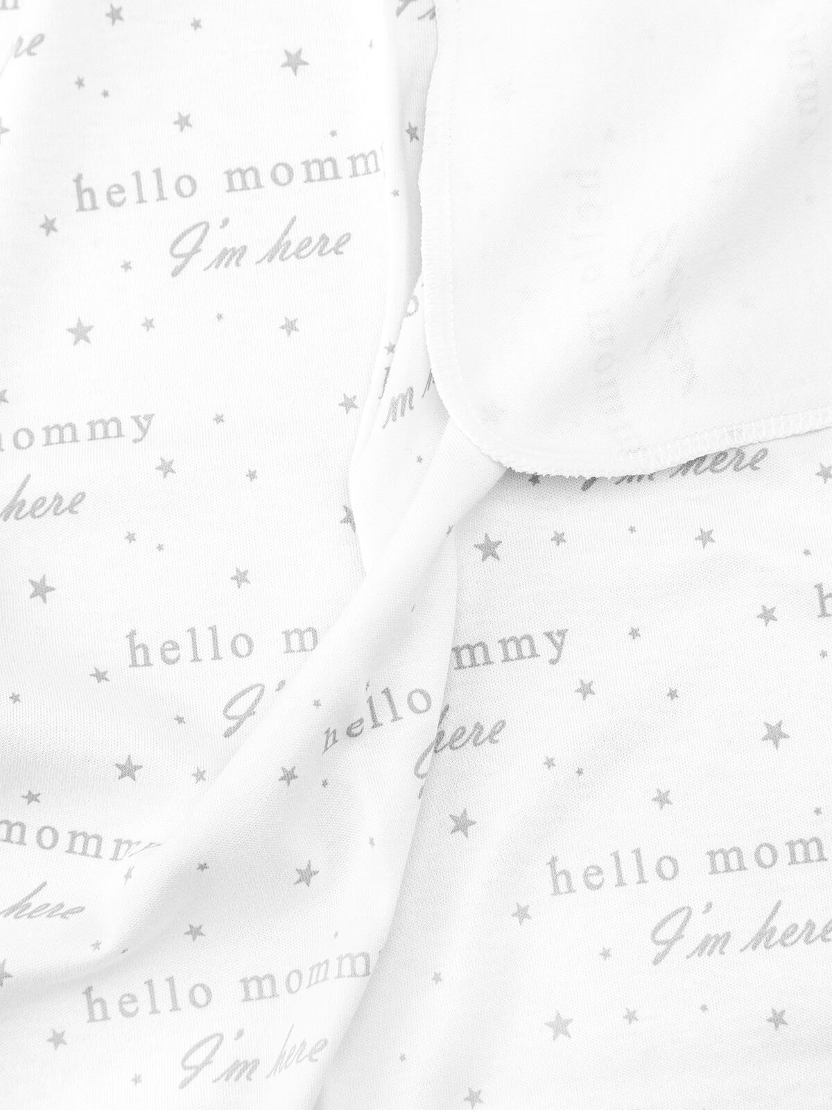 Пелёнка Mjolk Бабочки-Hello Mommy трикотаж 80х80 см 2 шт. - фото 4