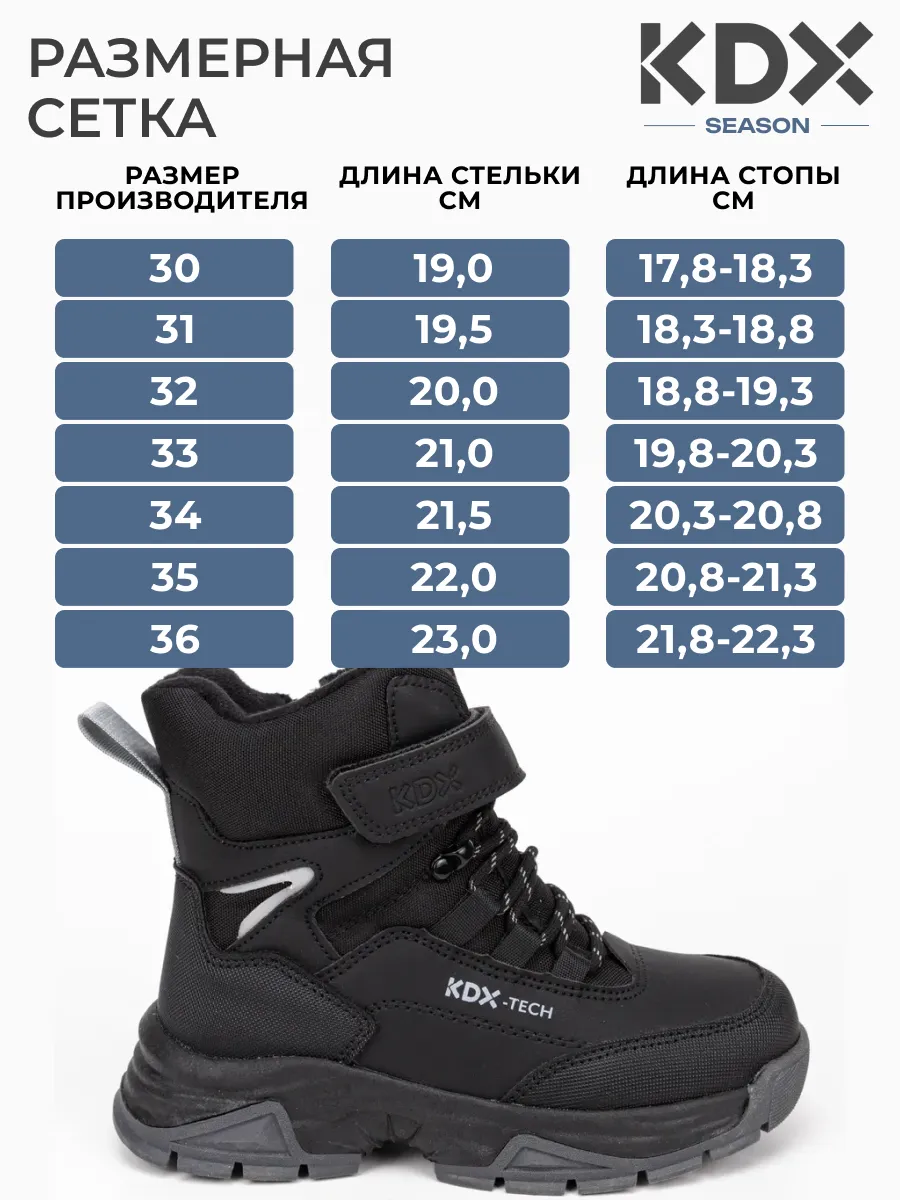 Ботинки KDX HAO-05 black - фото 4