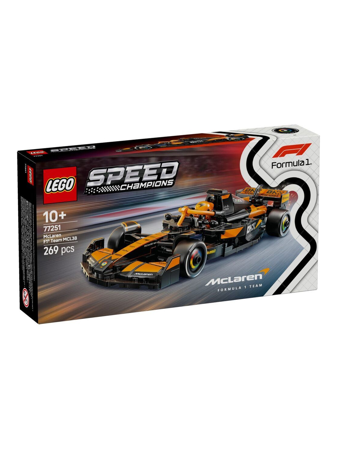 Конструктор LEGO Speed Champions McLaren F1 Team MCL38 269 дет. - фото 1