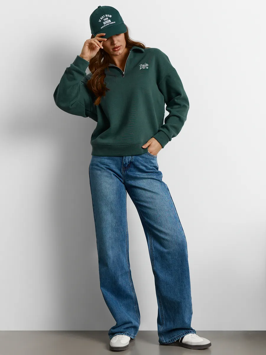 Изображение товара Женские джинсы Mark Formelle 42 широкий крой высокая посадка синий Изображение товара Женские джинсы Mark Formelle 42 широкий крой высокая посадка синий