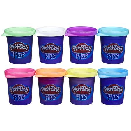 Пластилин Play-Doh PLUS 8 цв.