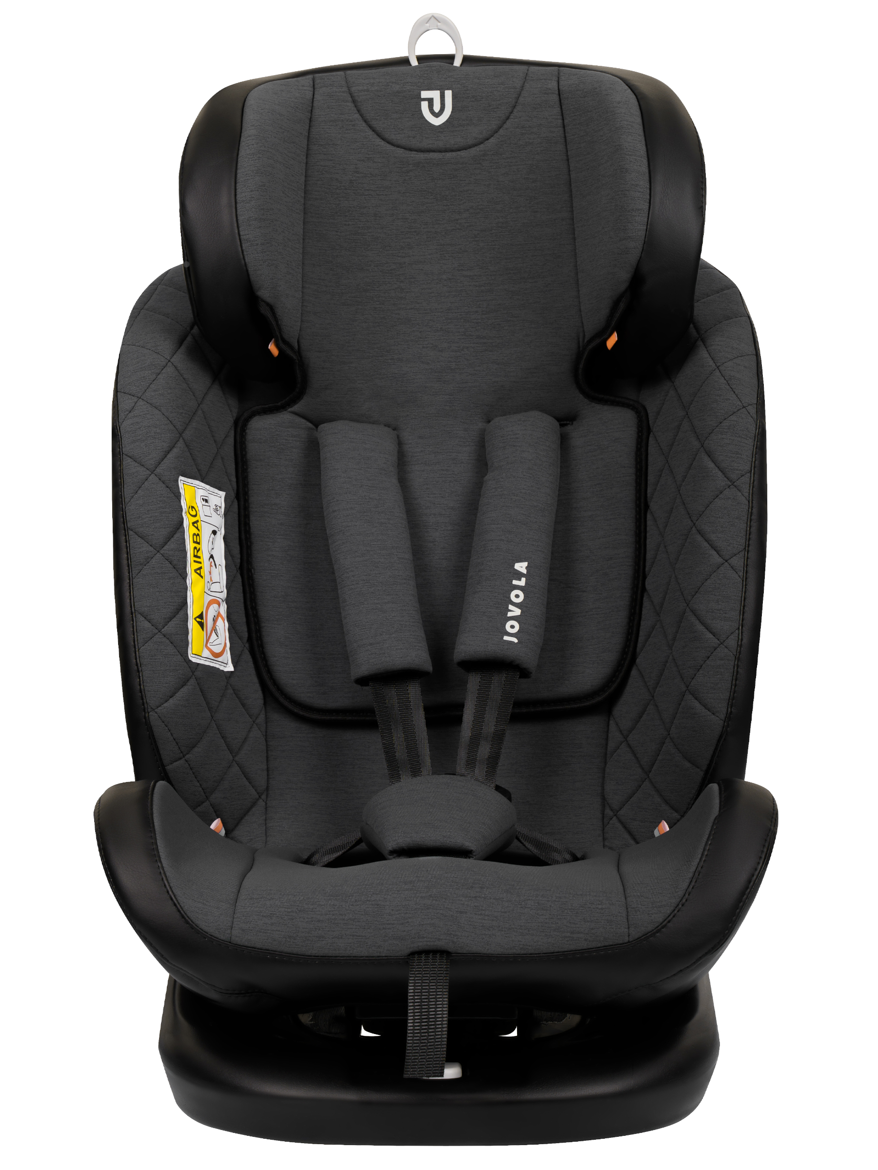 Автокресло Indigo Jovola Fuller сер.-черная кожа Isofix 0+/1/2/3 (0-36 кг) серый - фото 47