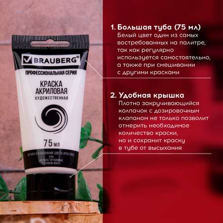 Краски акриловые Brauberg