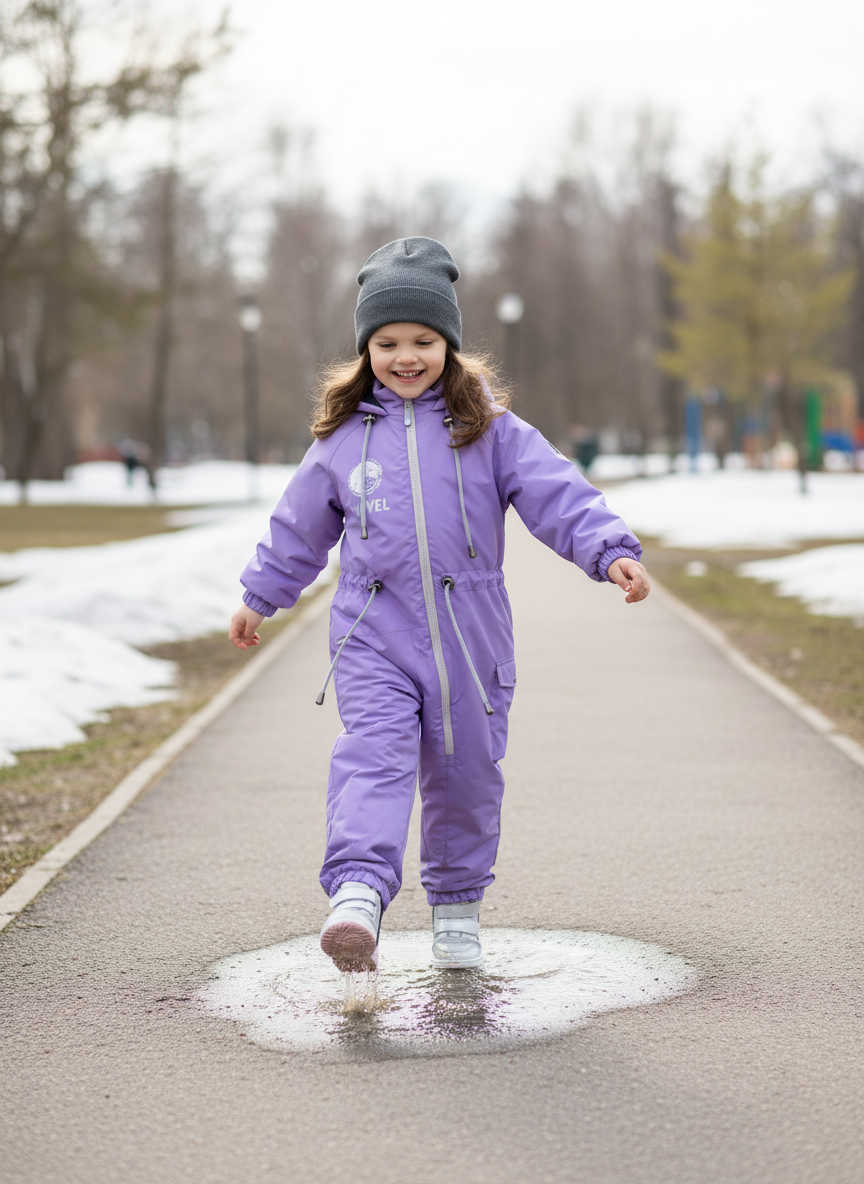 Комбинезон Arctic kids 30-029-сирень - фото 3