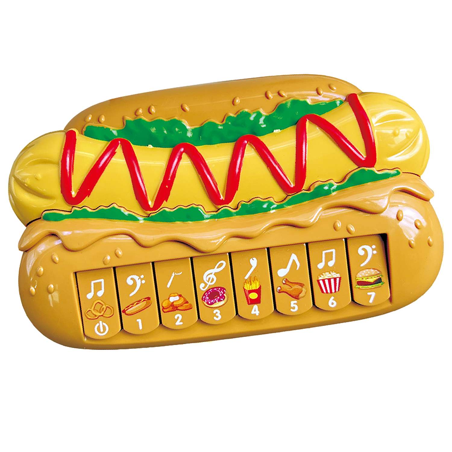Игрушка музыкальная . Хот-дог пианино - фото 1