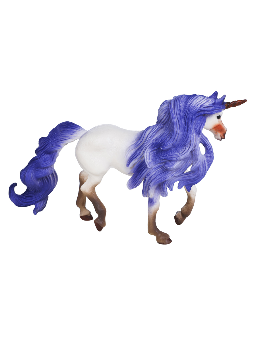 Фигурка Masai Mara Белый единорог с синей гривой - фото 4