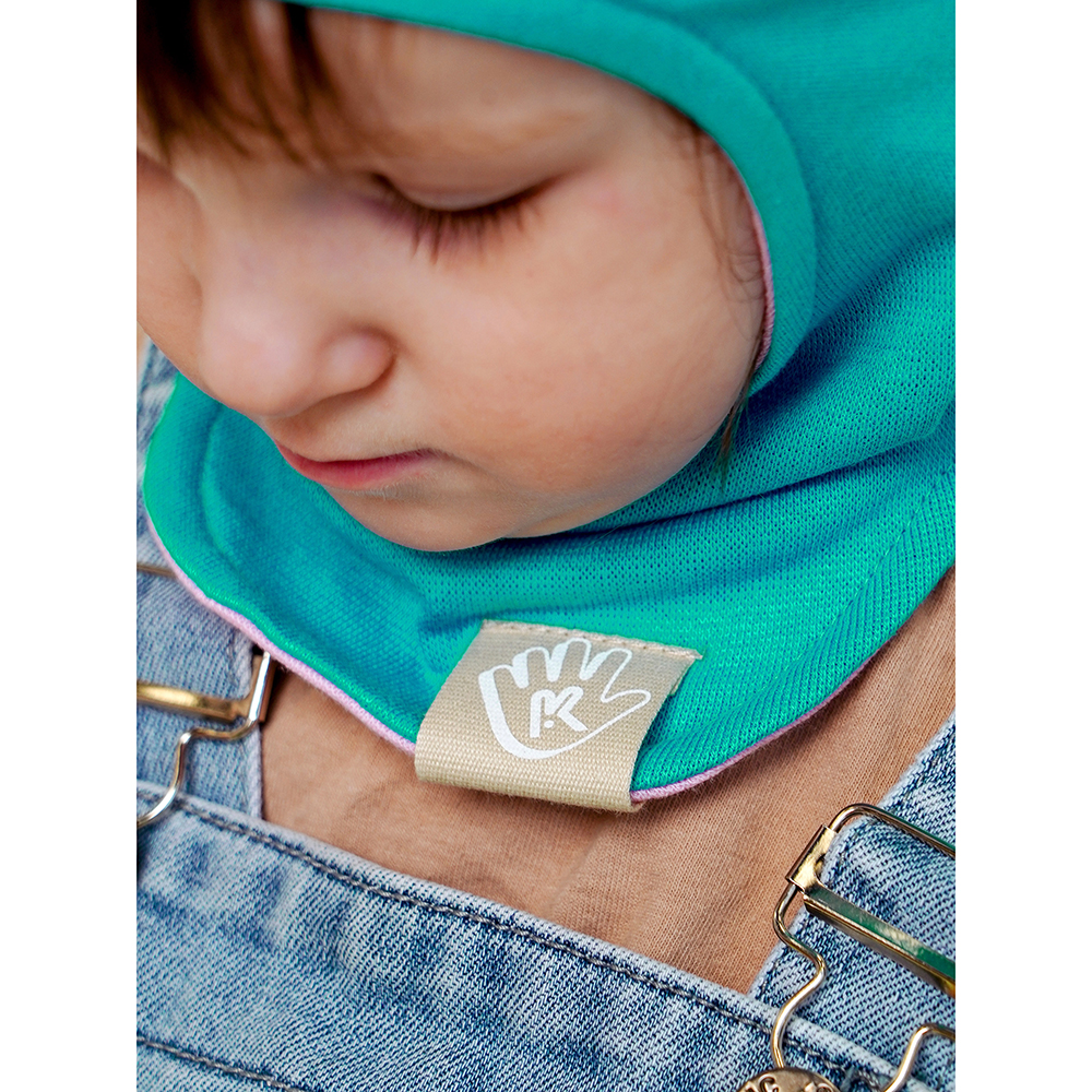 Шапка-шлем ПриКиндер U-A_221079 Цвет: Розовый/бирюзовый - фото 3