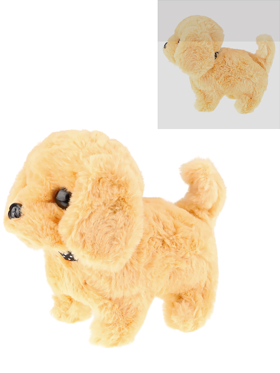 Игрушка мягкая Рыжий кот собачка - фото 1