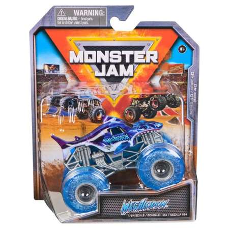 Монстр-трак Monster Jam 1:64 Megalodon 1:64 голубой