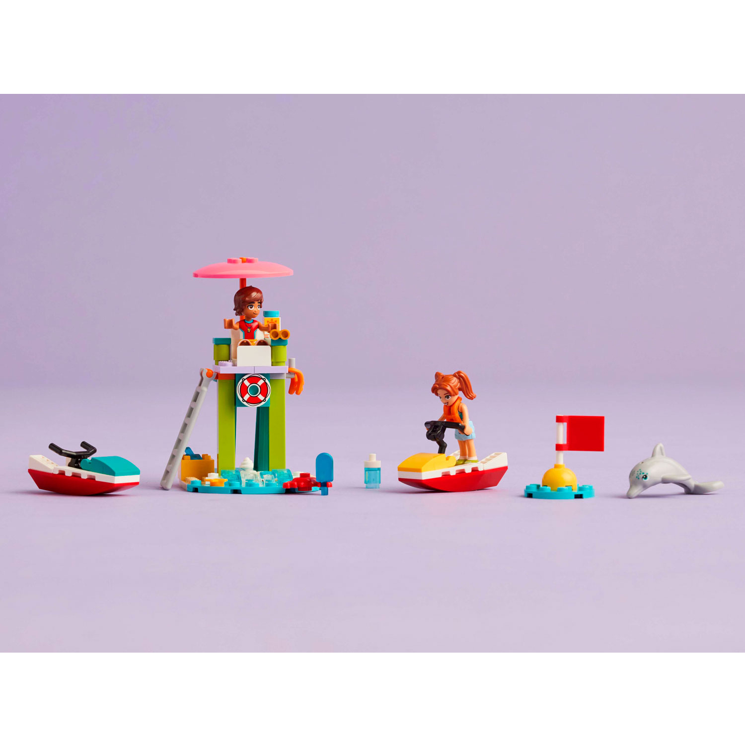 Конструктор LEGO Friends Пляжный водный мотоцикл 84 дет. - фото 4