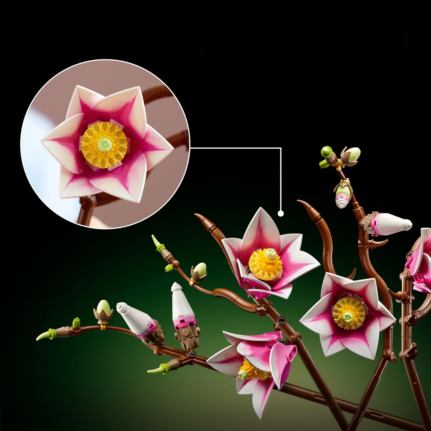 Конструктор LEGO Ideas Ветви магнолии 435 дет. - фото 5