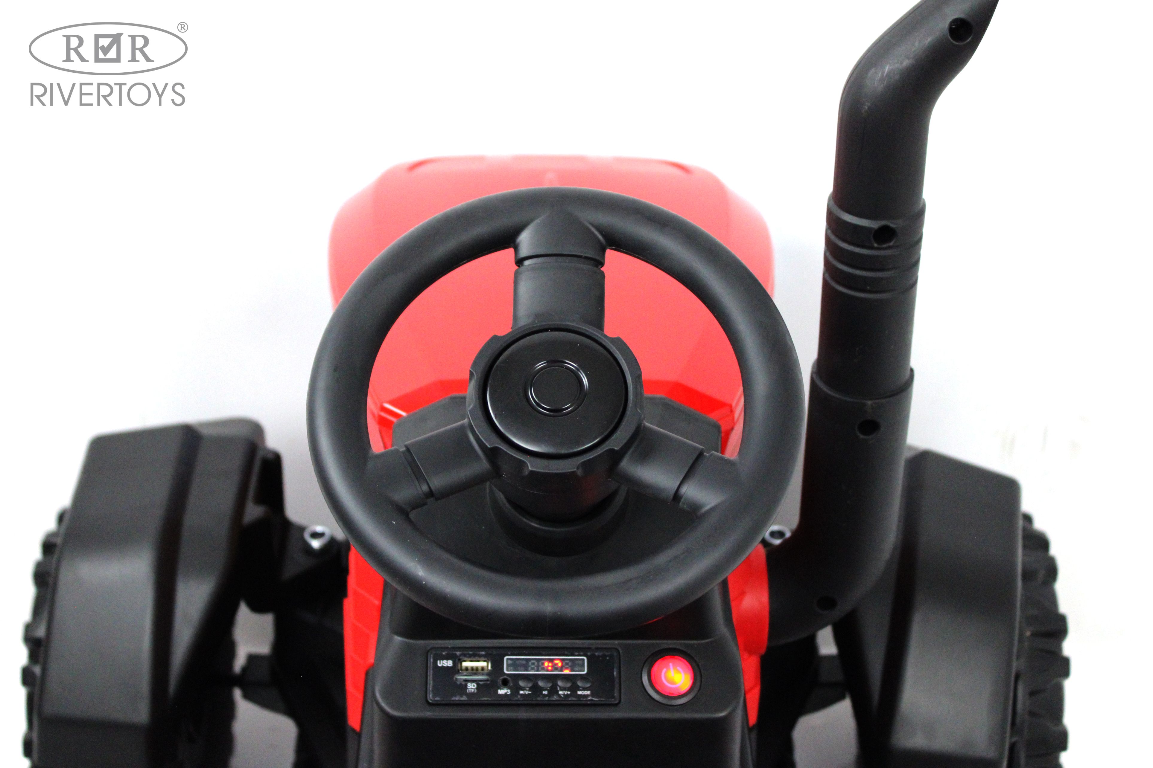 Электромобиль RIVERTOYS O555OO-RED С пультом ДУ - фото 9