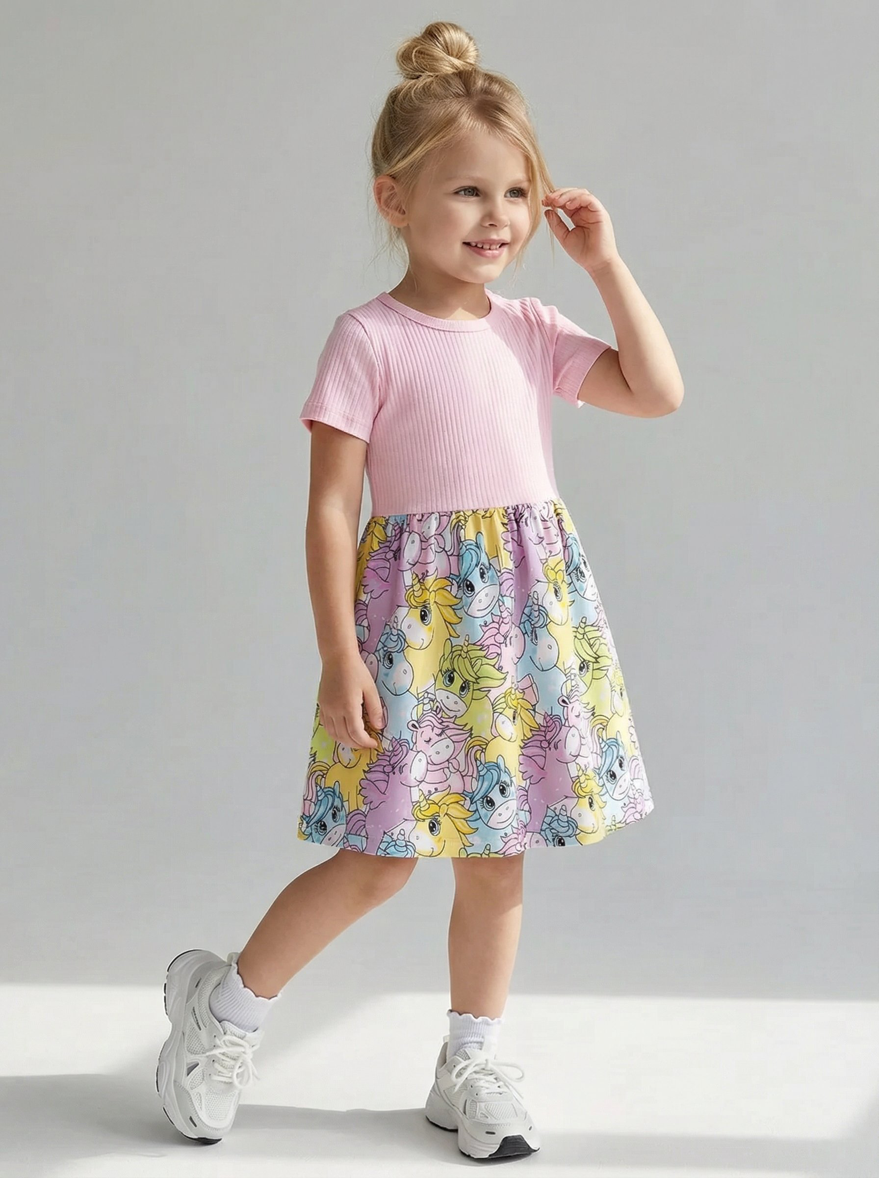 Изображение товара Платье YOULALA 100% хлопок цветочный принт, для девочки