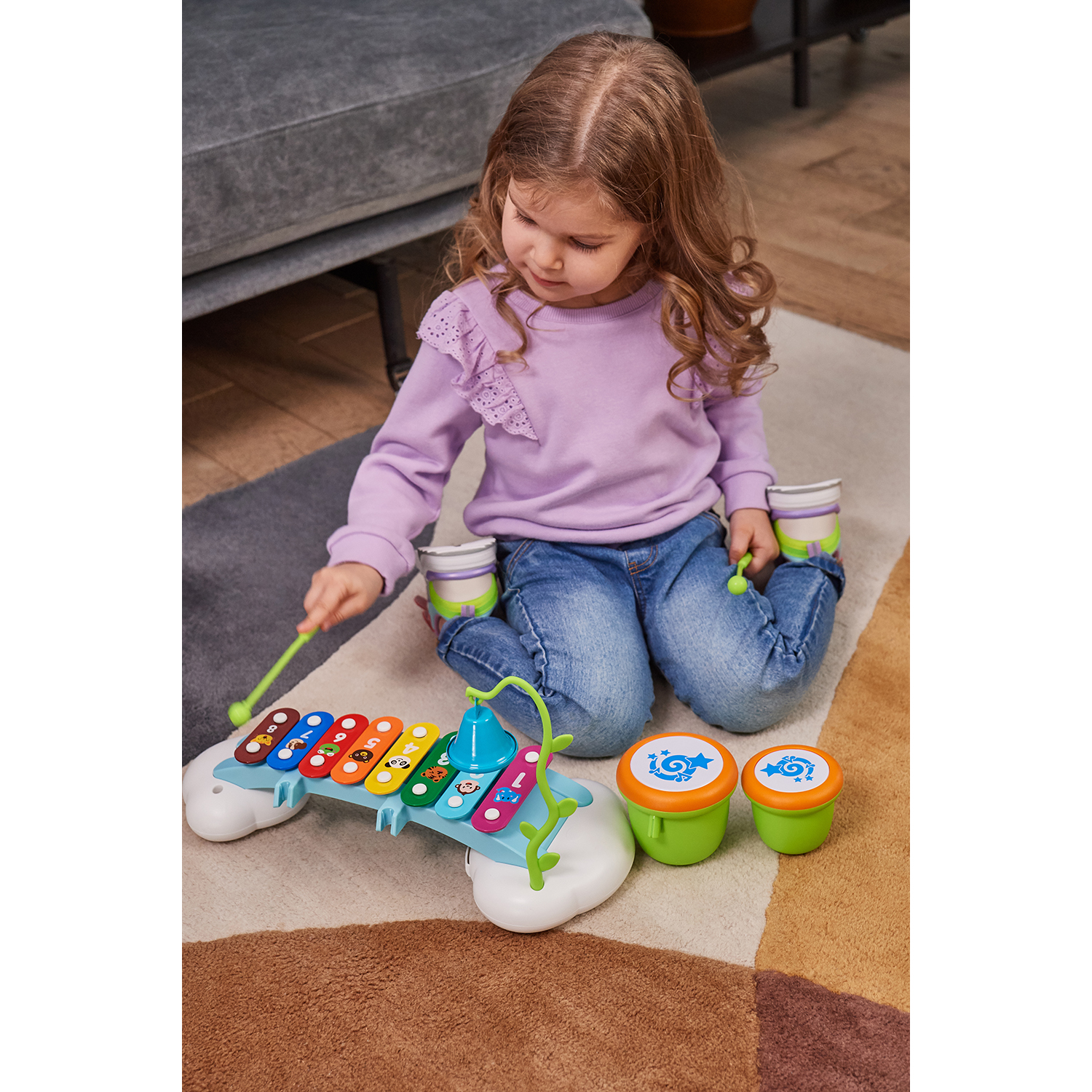 Игрушка музыкальная BabyGo Мини металлофон - фото 2