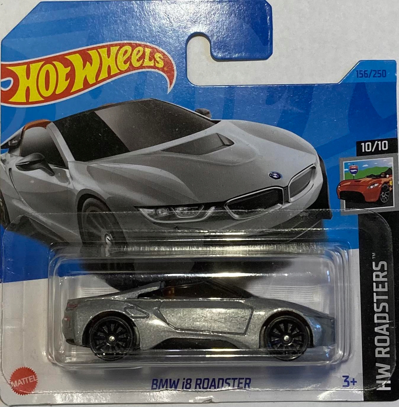 Болид Hot Wheels BMW I8 Roadster 1:64 1803 - фото 1
