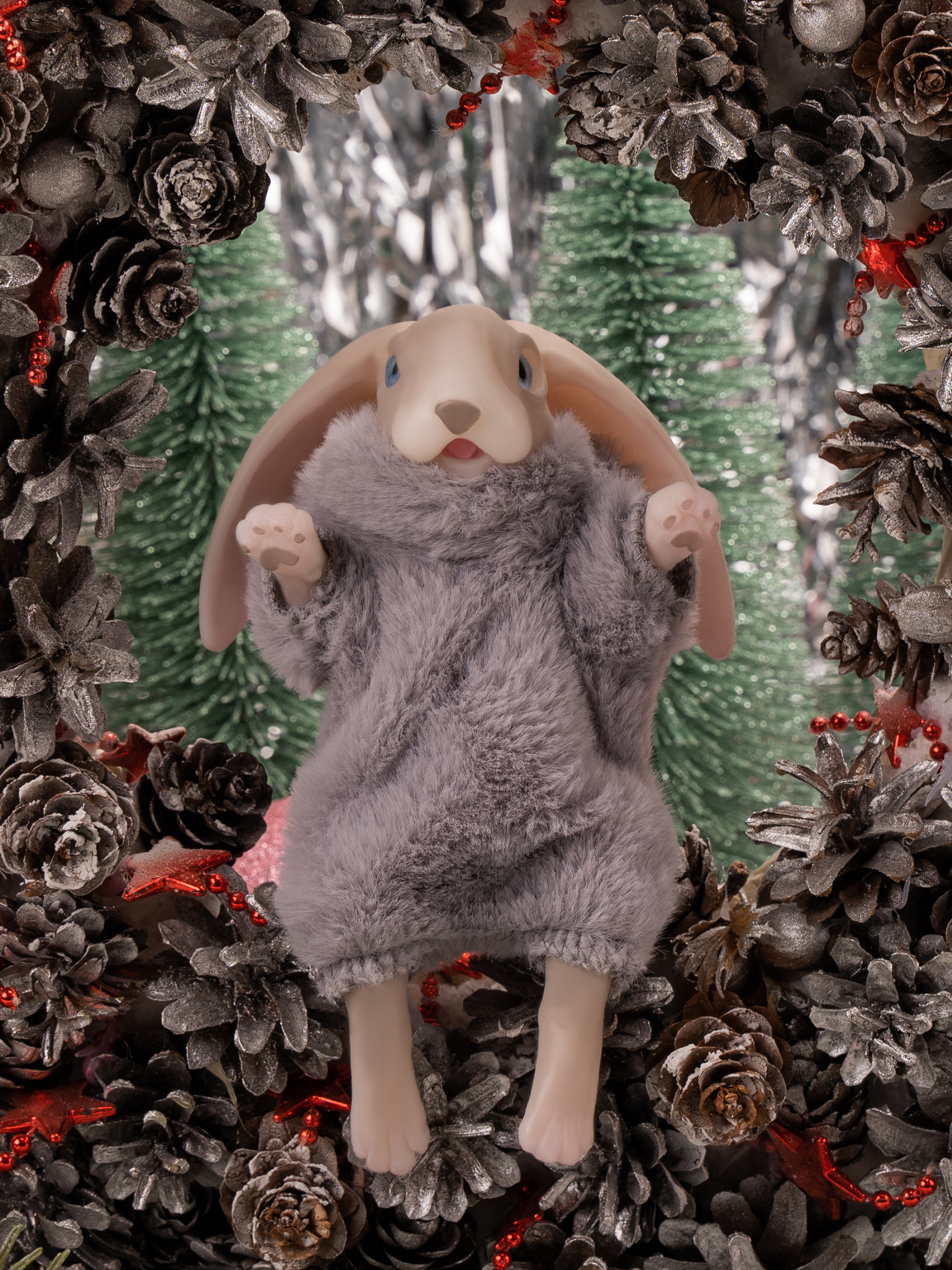 Кукла мини Magic Manufactory Magic history Зайчонок серый высота 15 см 4631169404154 - фото 15