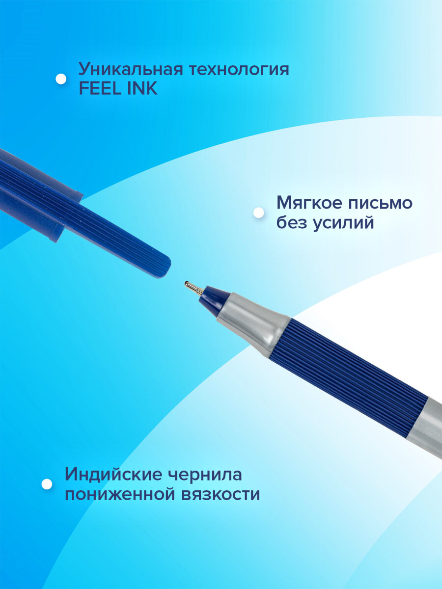 Ручка шариковая Brauberg 12 шт. - фото 3