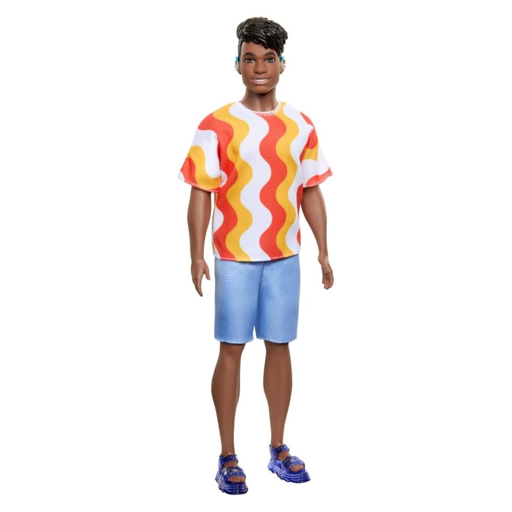 Кукла модельная Barbie Fashionistas Игра с модой Кен DWK44/HRH23 - фото 4