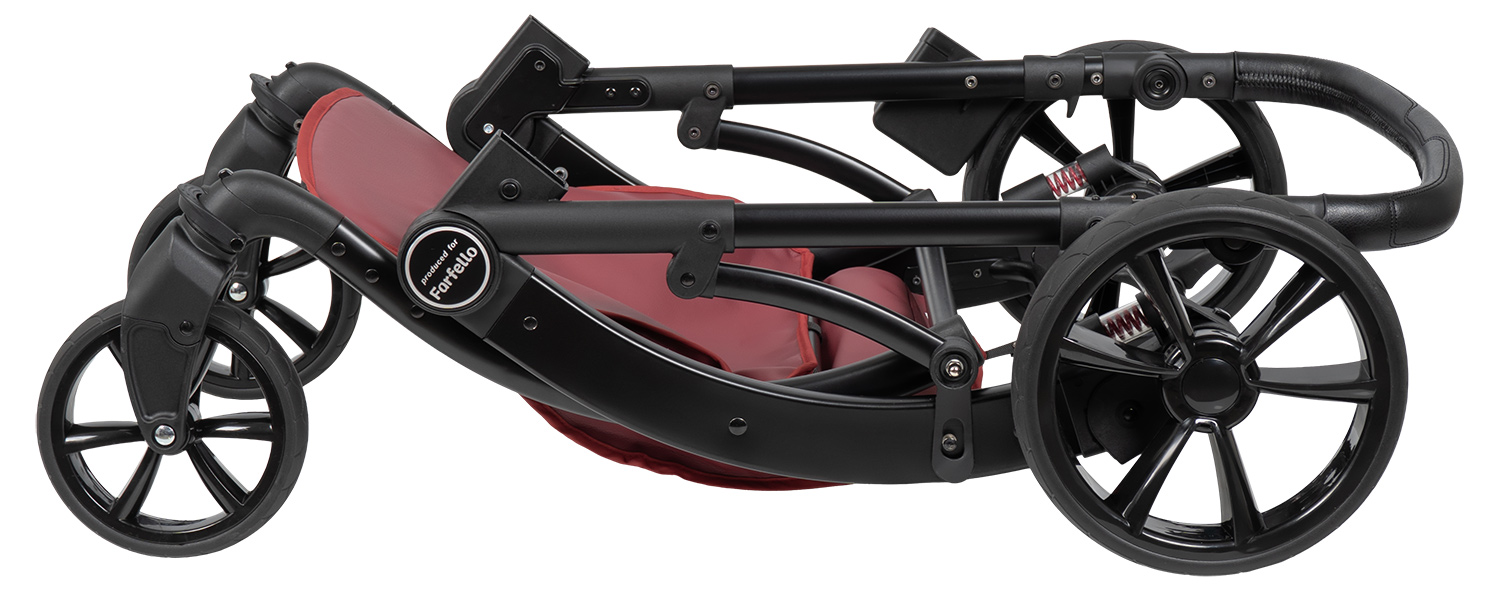 Коляска трансформер Aimile Adventurer бордовый - фото 24