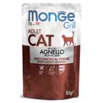 Корм для кошек MONGE Cat Grill новозеландский ягненок пауч 85г