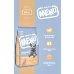 Сухой полнорационный корм холистик AlphaPet с домашней птицей для взрослых стерилизованных кошек и котов AlphaPet Menu 10кг