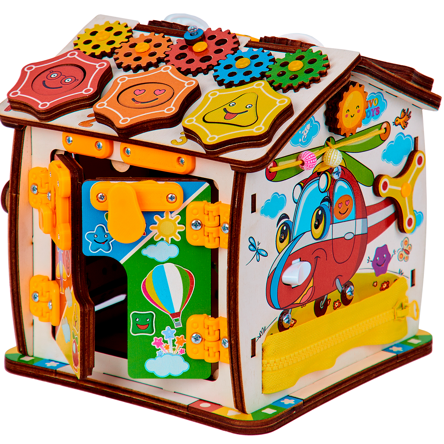 Игрушка Evotoys бизиборд - фото 21
