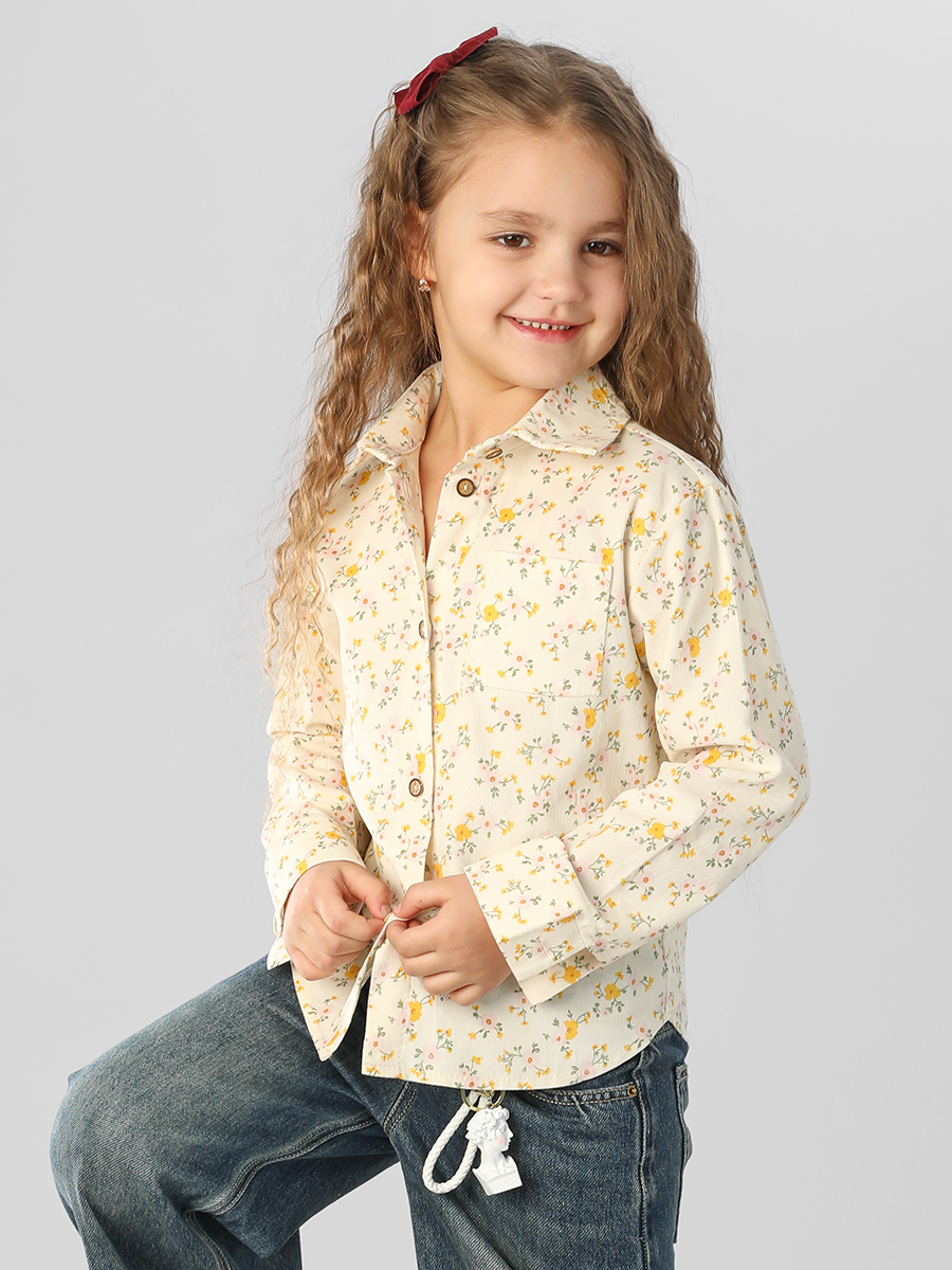 Рубашка Соль и Перец SP1511/кремово-желтый - фото 4