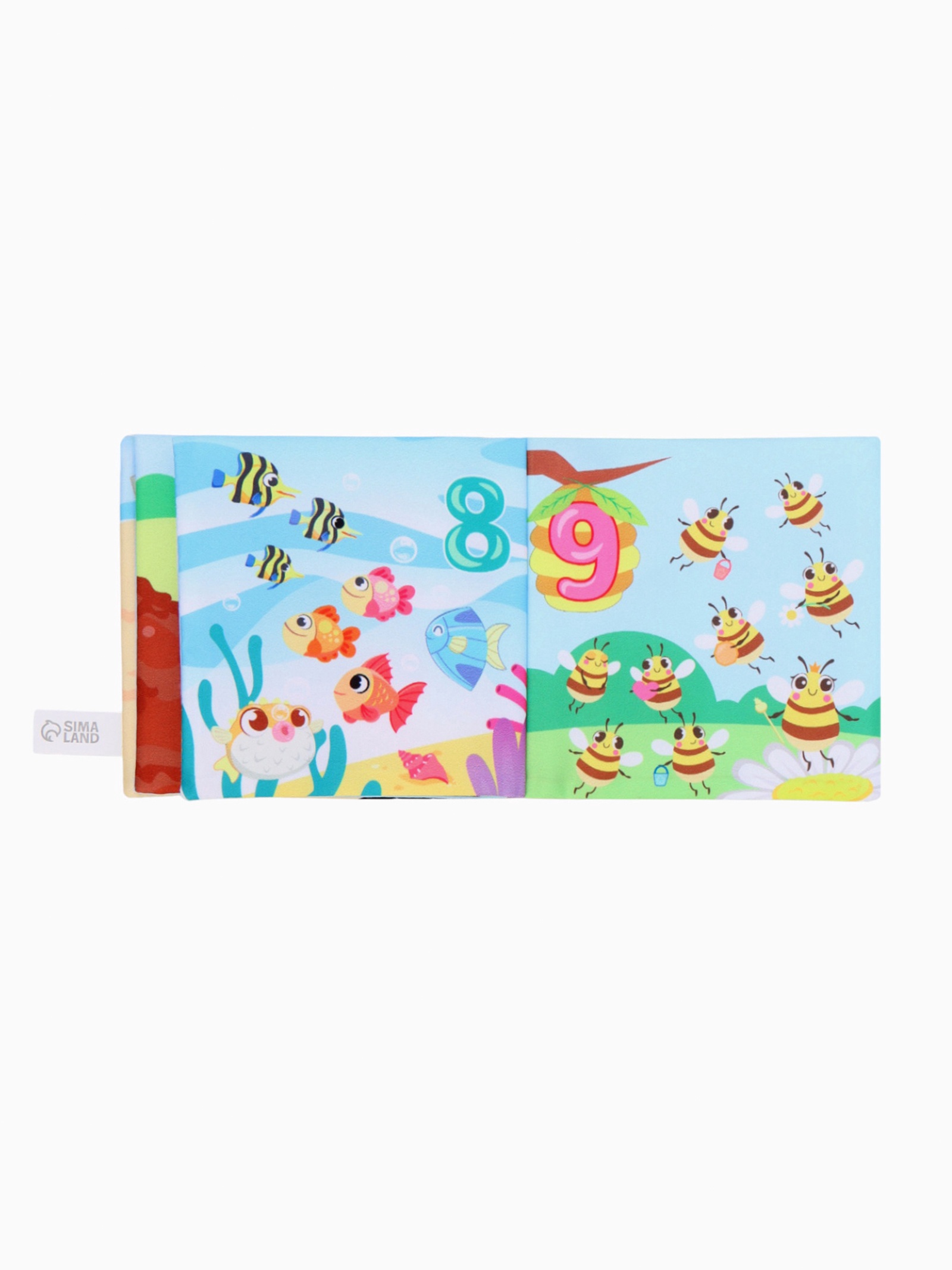 Книжка шуршалка Крошка Я Веселые цифры - фото 8