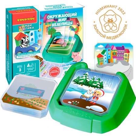 Настольная игра Bondibon логическая НЕЛЕПИЦЫ
