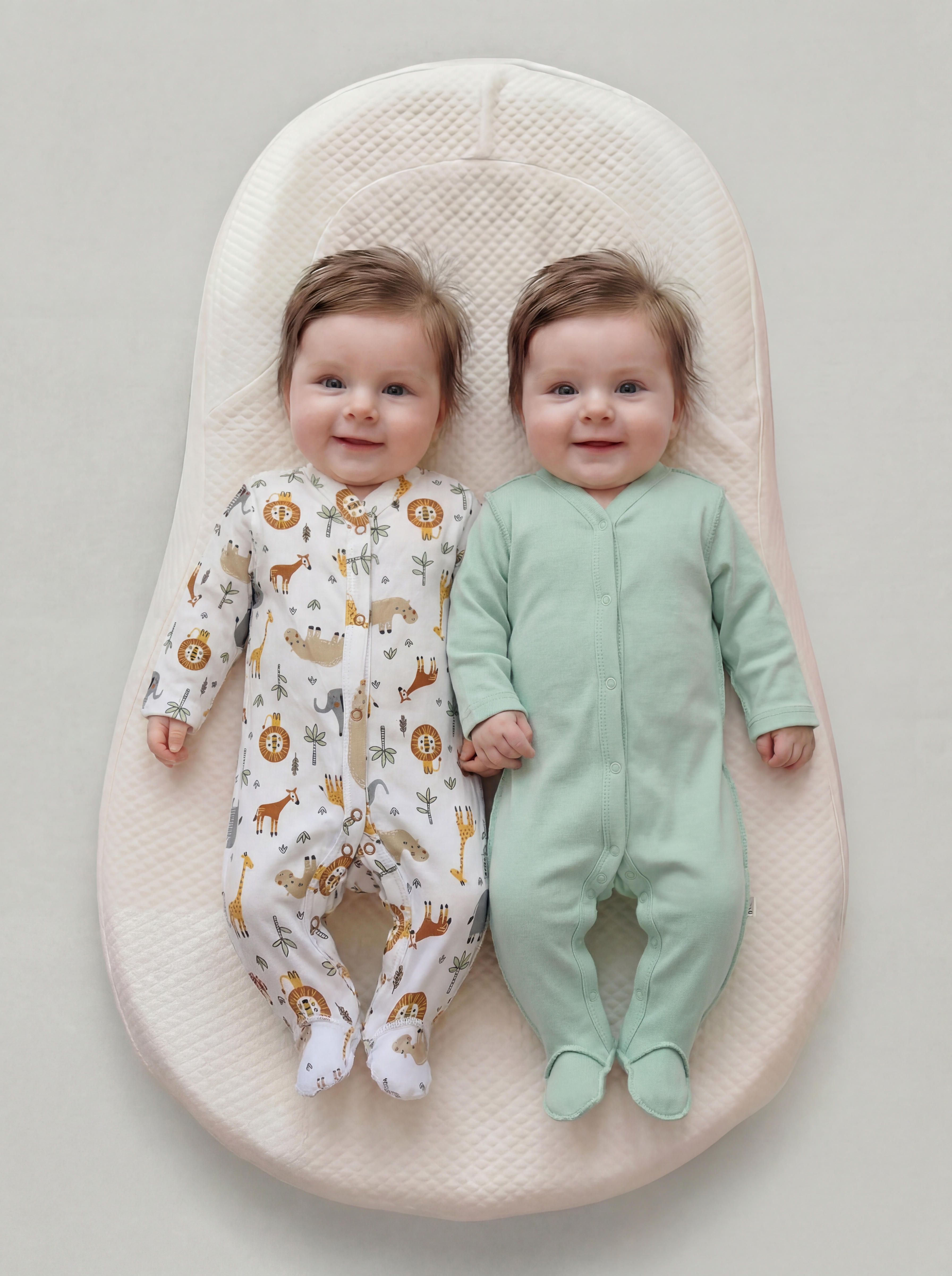 Изображение товара Комбинезон 2 шт для новорожденных KUZA хлопок с антицарапками