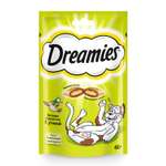 Лакомство для кошек Dreamies подушечки c уткой 60г