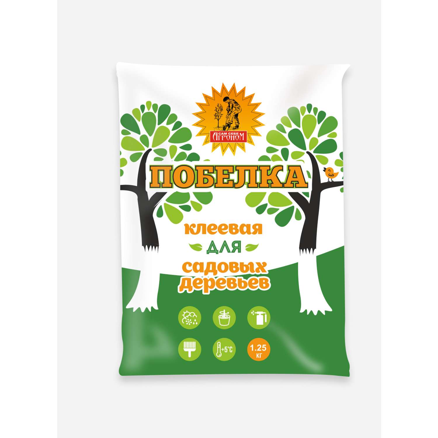Побелка . садовая клеевая сухая 1.25кг - фото 1