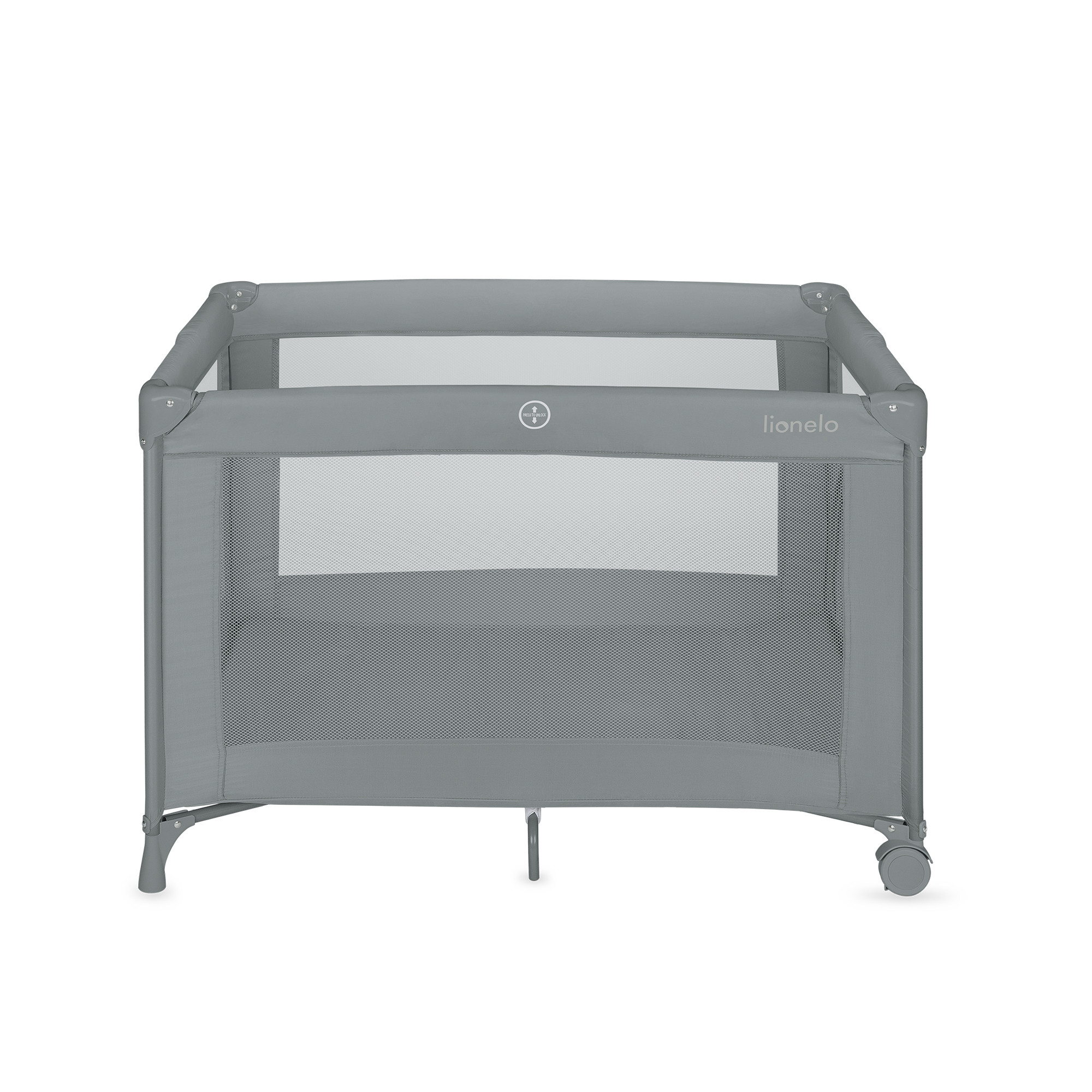 Манеж кровать Lionelo серый LO-AMELIE GREY CONCRETE - фото 15