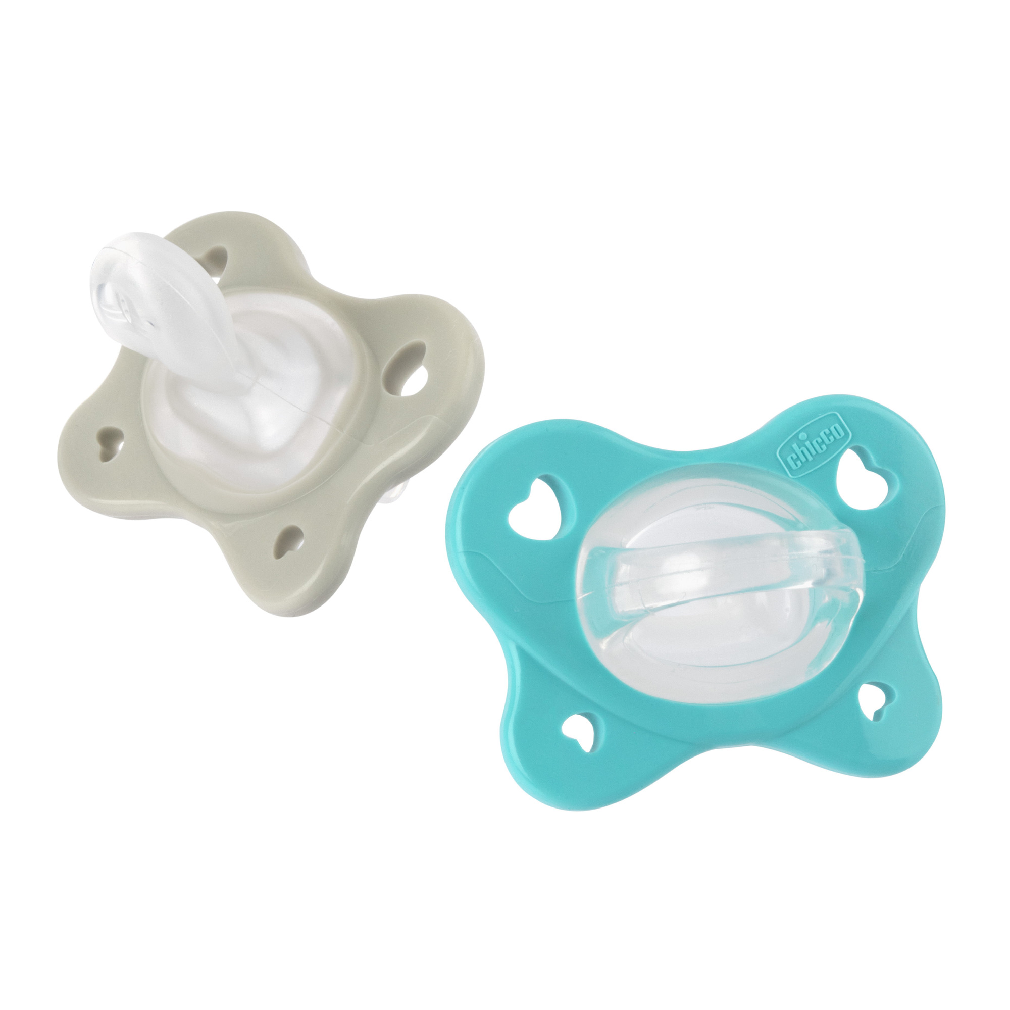 Пустышка Chicco силикон анатомическая от 6 мес. 2 шт. - фото 2