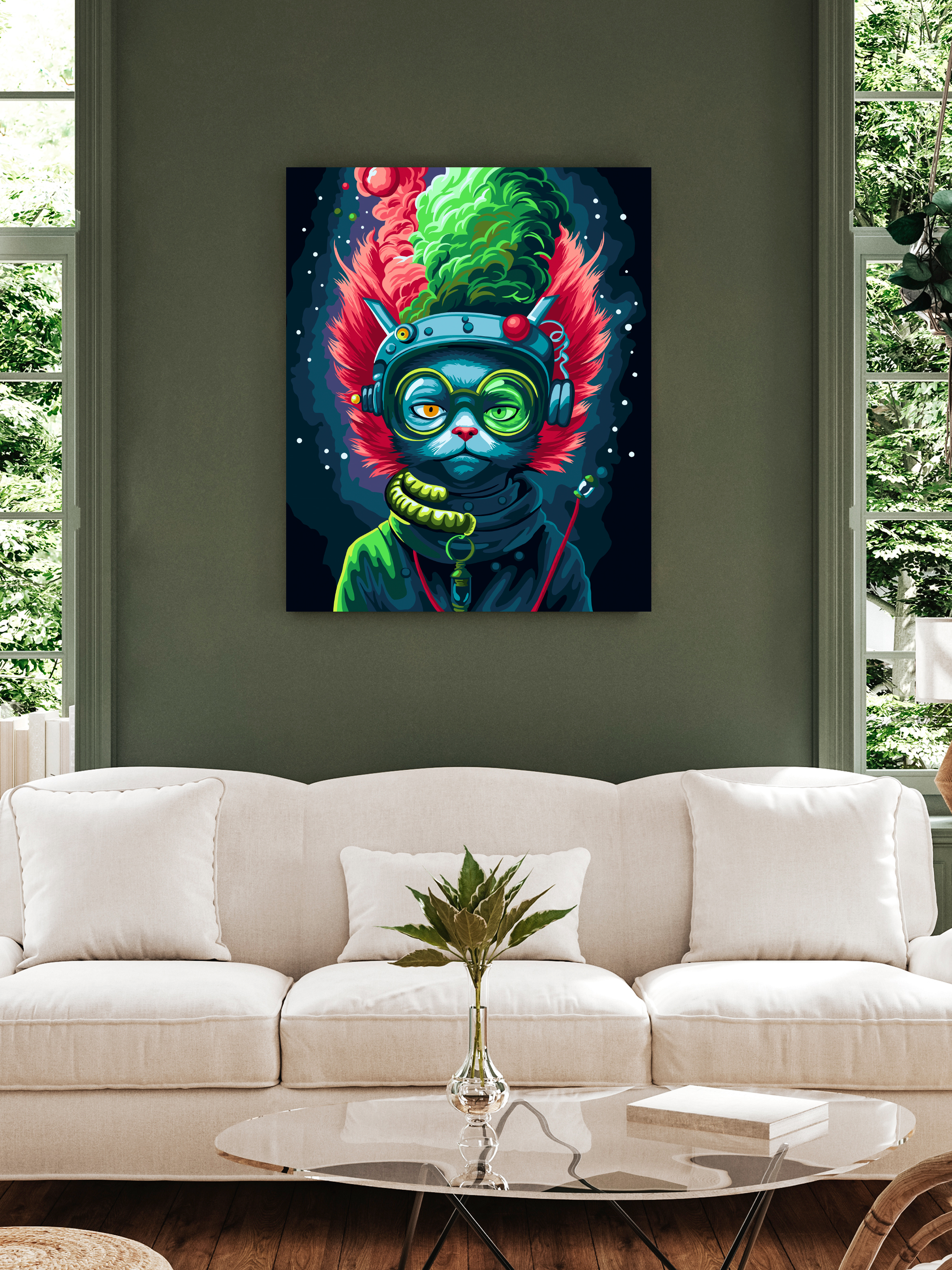 Картина по номерам Art sensation Кот учённый в ассортименте - фото 3