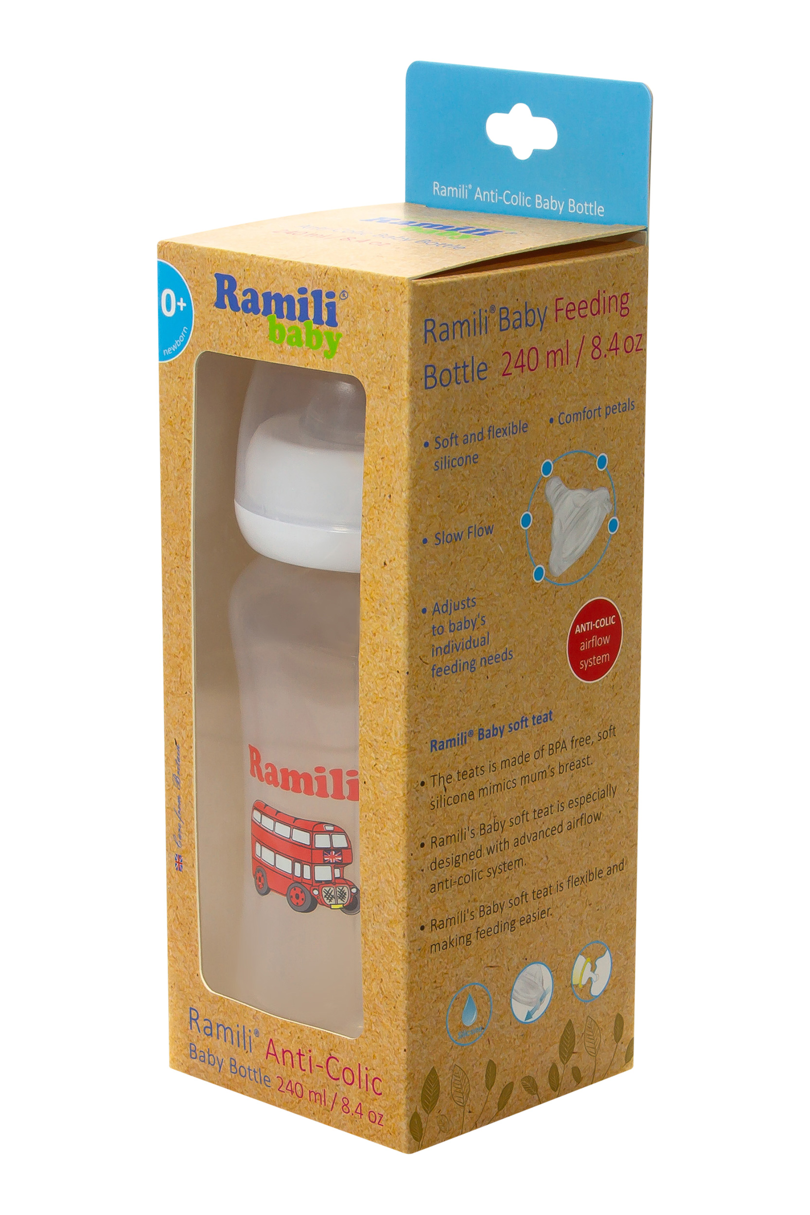 Бутылочка Ramili Anti-Colic 240 мл - фото 18