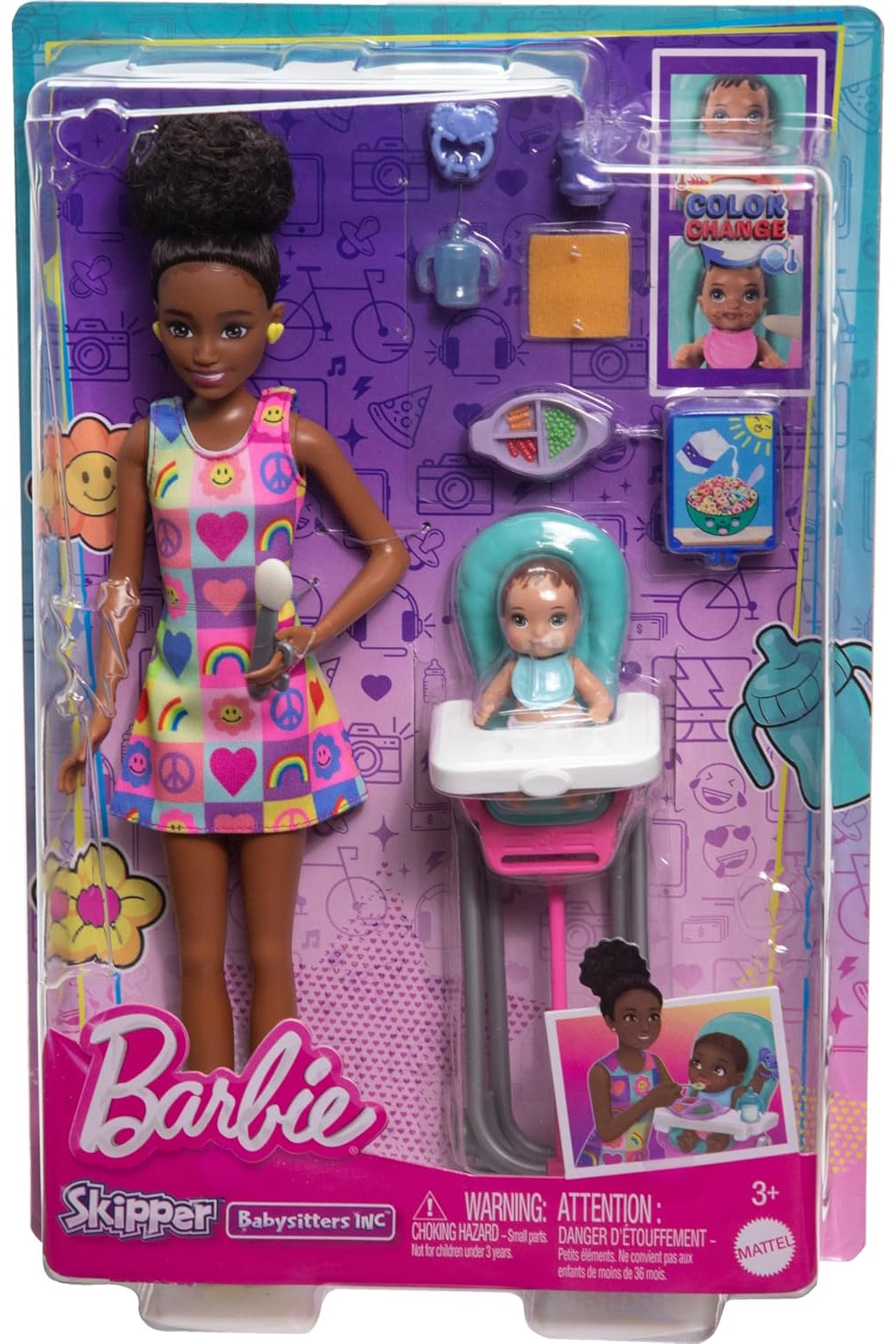 Кукла модельная Barbie Няня FHY97/HTK34 - фото 6