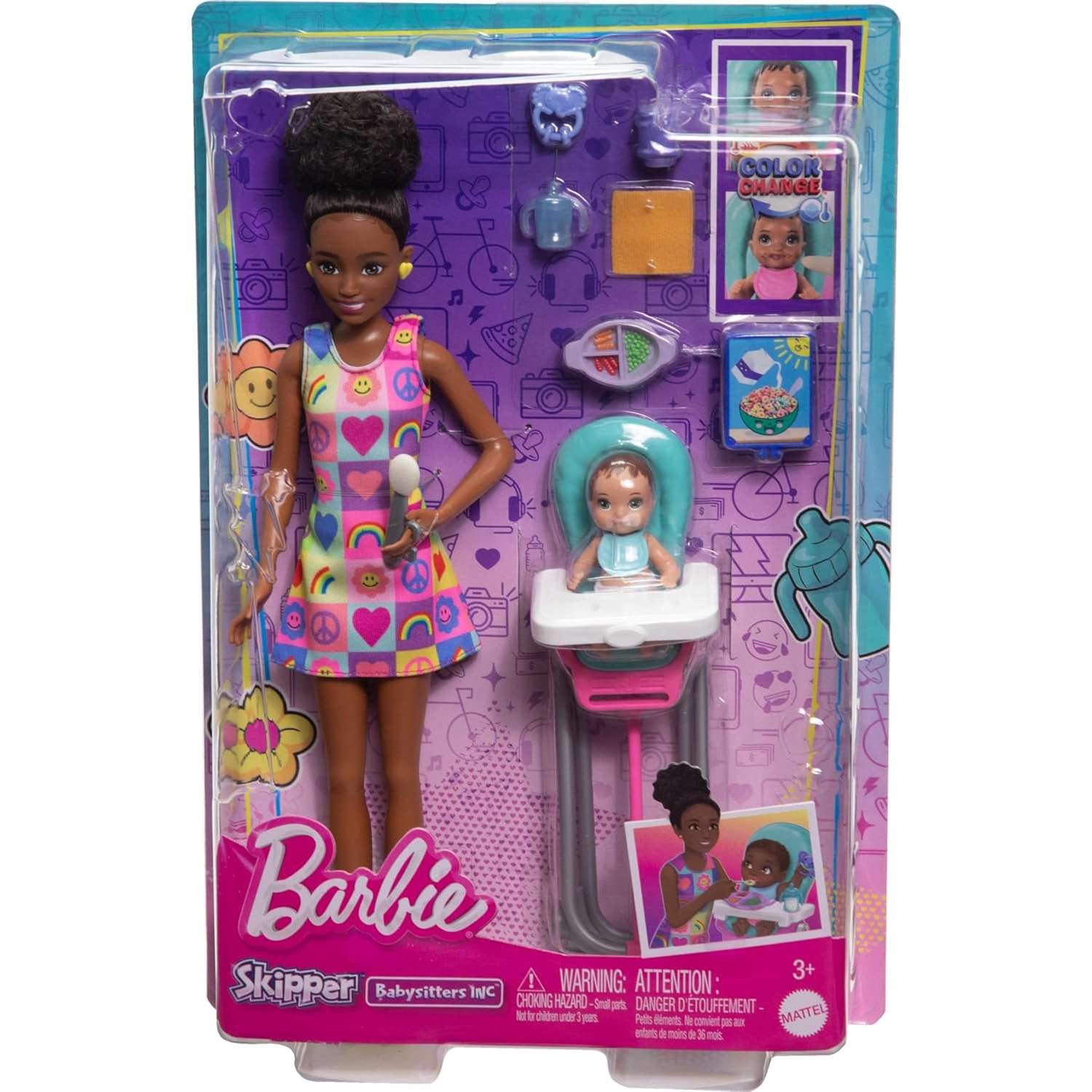 Кукла модельная Barbie Няня FHY97/HTK34 - фото 6