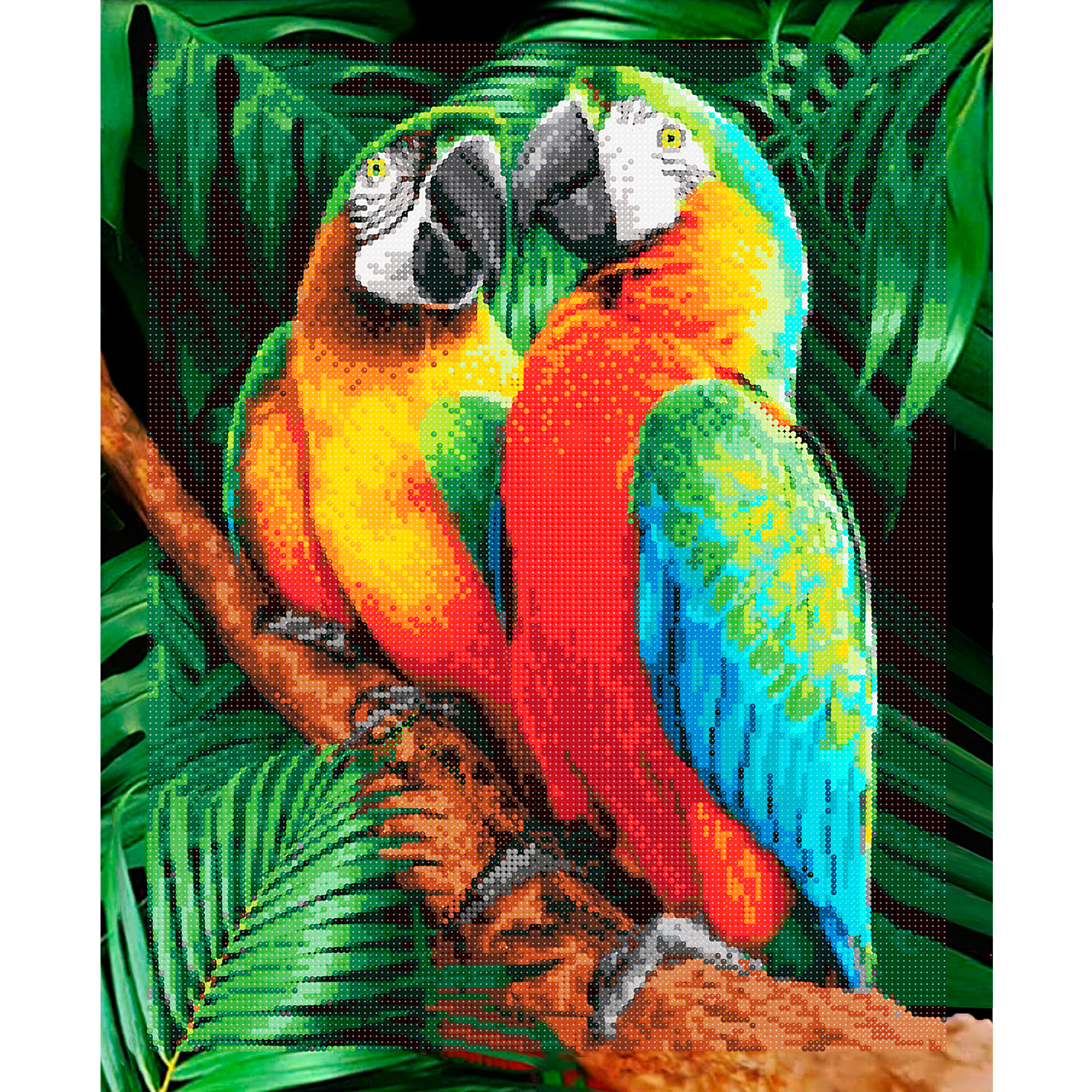 Алмазная мозаика Art on Canvas Попугаи в ассортименте - фото 2