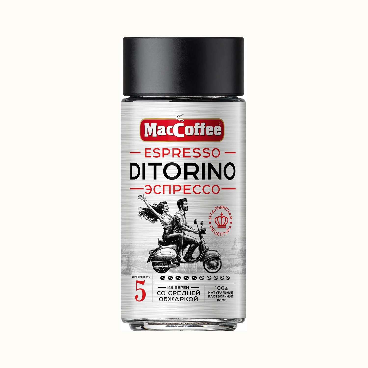 Кофе растворимый MacCoffee Espresso Ditorino сублимированный 190г - фото 1