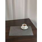 Салфетка сервировочная DeNASTIA Металлик 45x32 см экокожа серый E000581