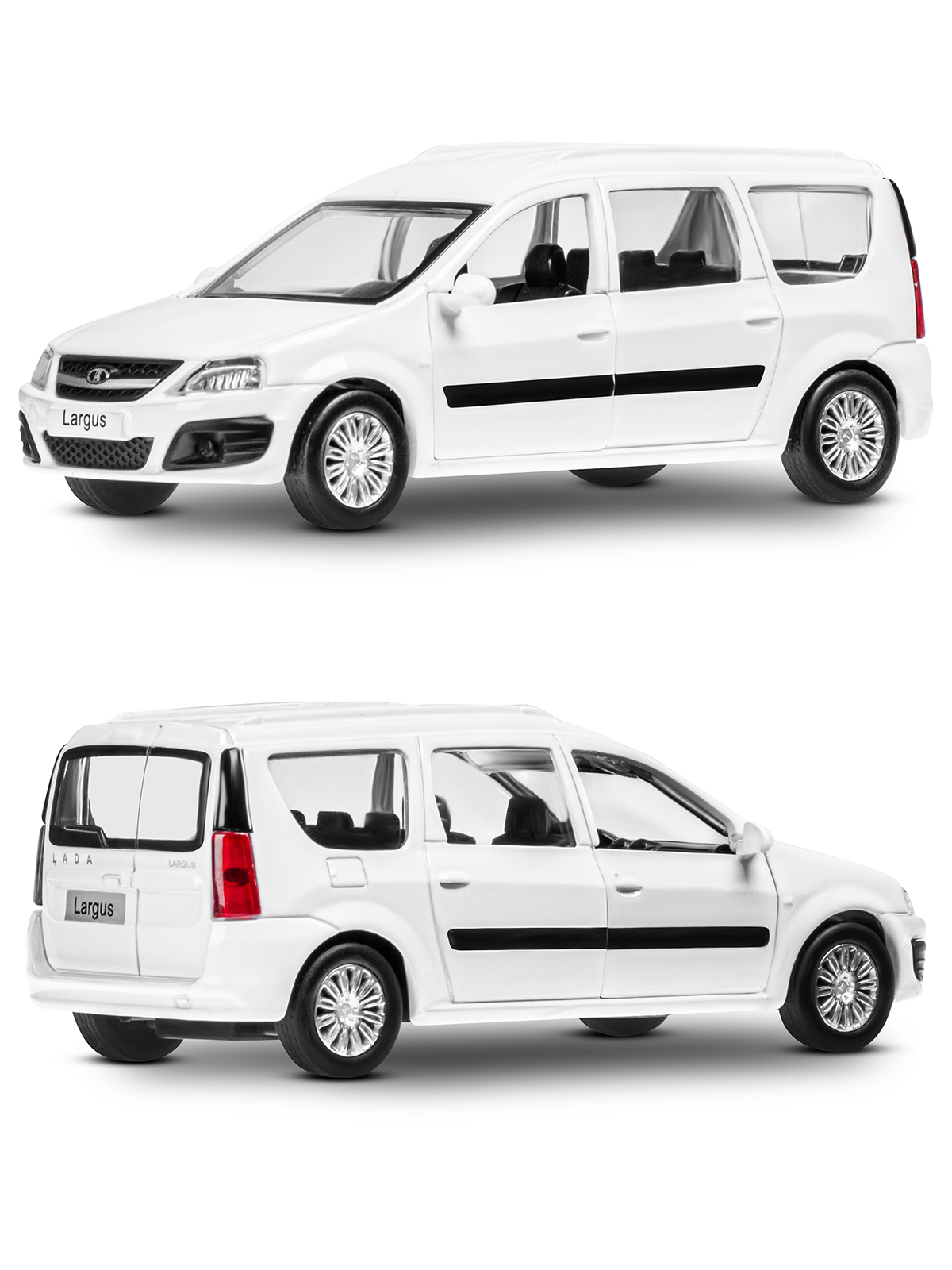 Автомобиль АВТОпанорама LADA Largus 1:43 JB1251629 - фото 7