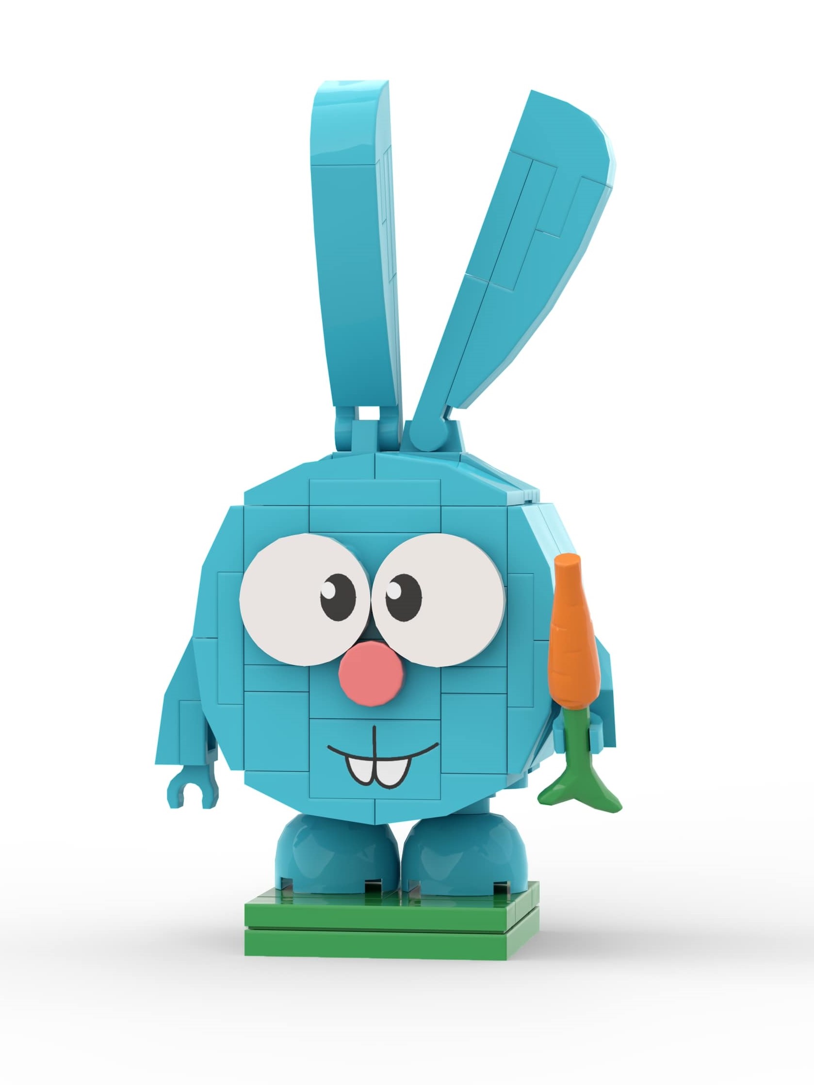 Конструктор brick labs Смешарики Крош 87 дет. - фото 1