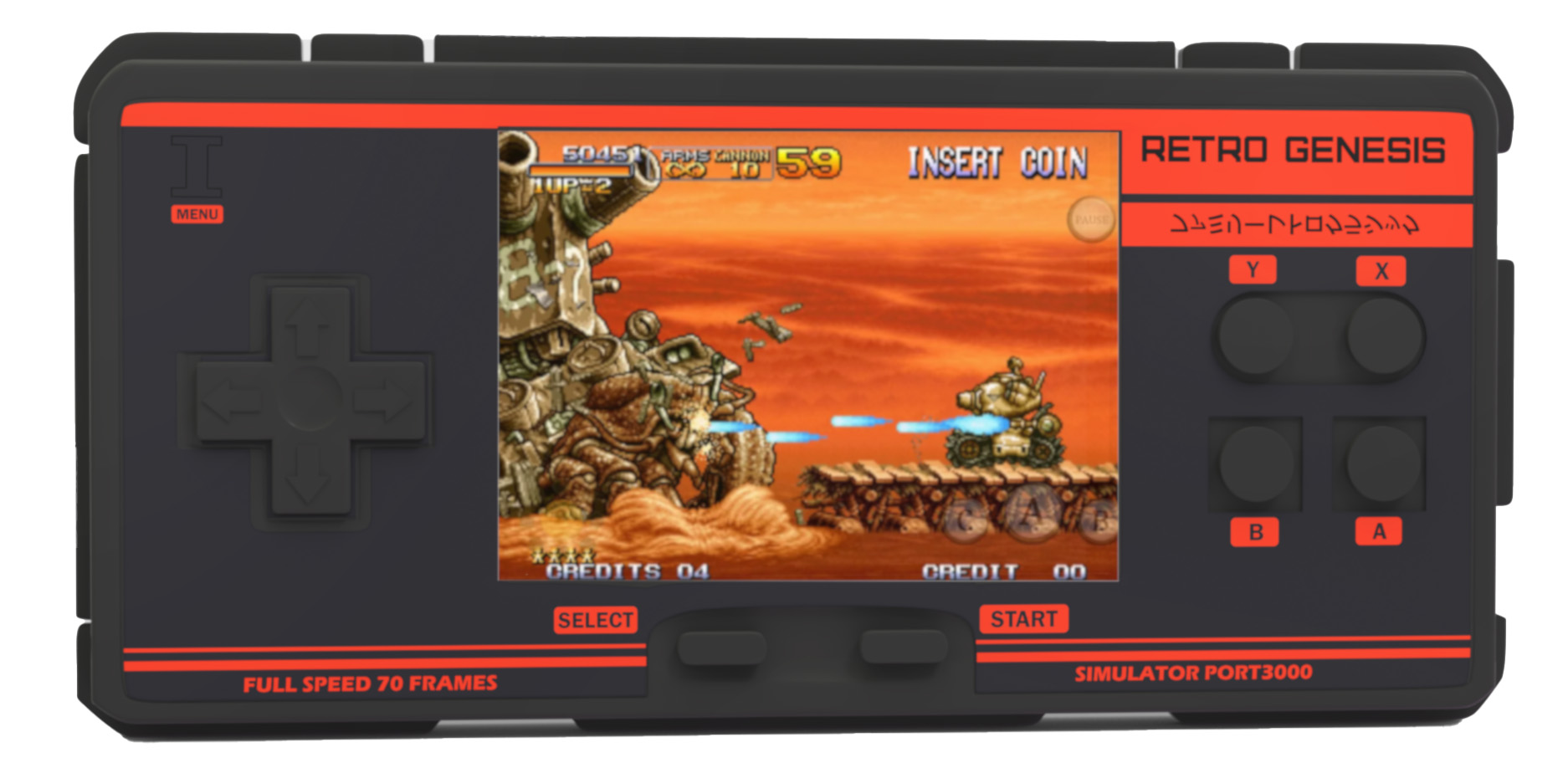 Игровая приставка портативная Retro Genesis Port 3000 - фото 1