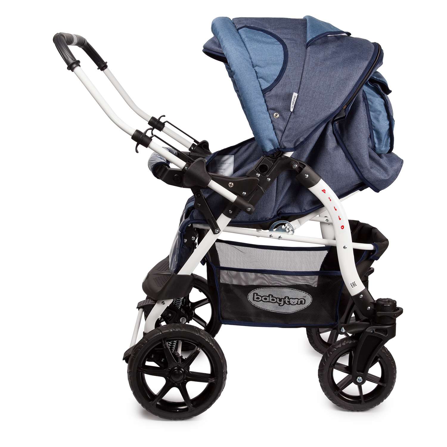 Коляска трансформер Babyton Pillo OX Dark Blue - фото 6