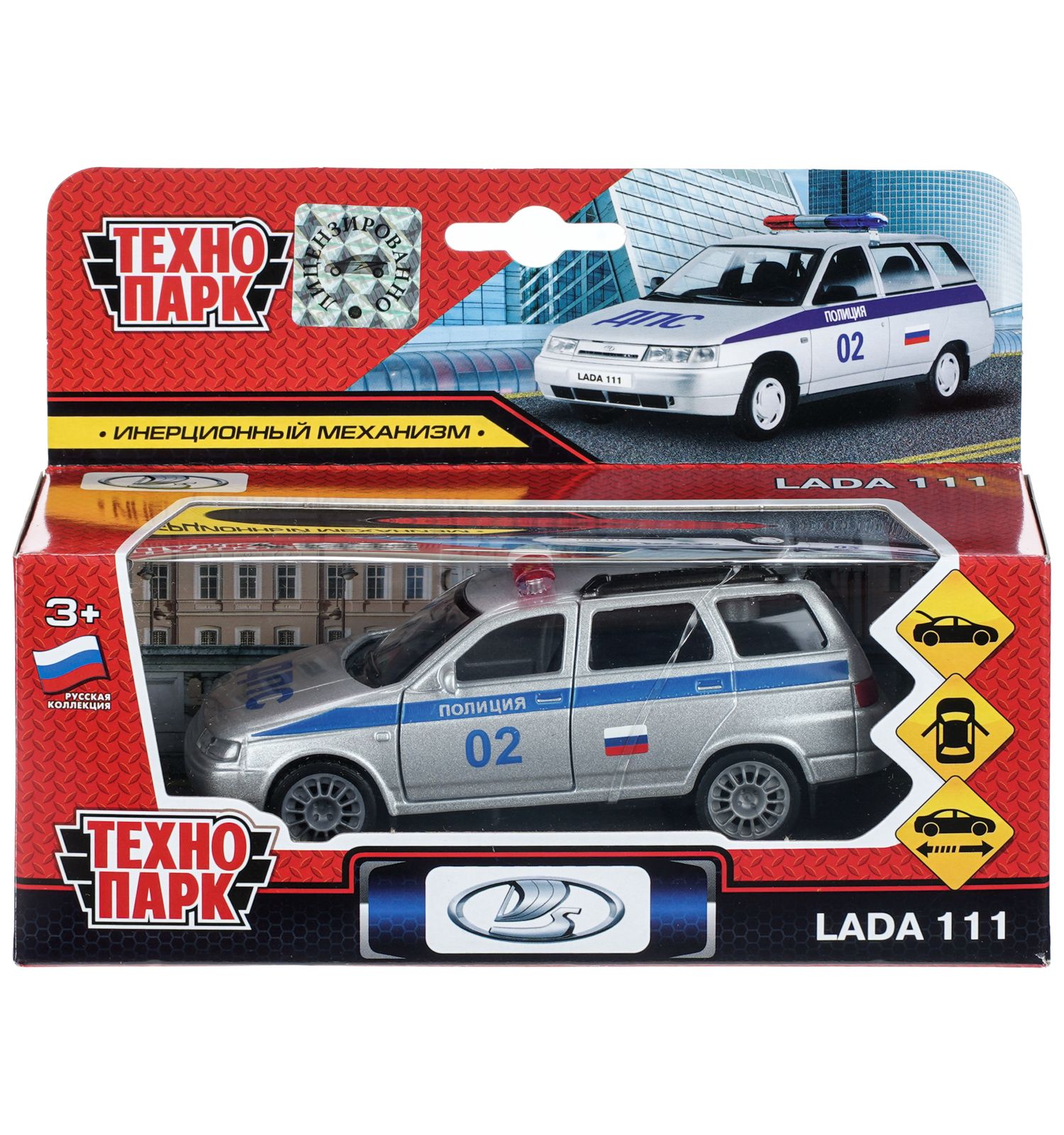 Полицейская машина Технопарк LADA 111 415939 - фото 8