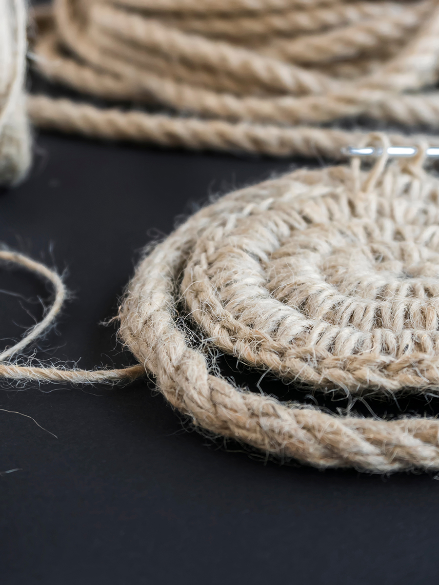 Шпагат TBY джутовый 1,5 мм двухнитка CB уп.400м,500г - фото 5